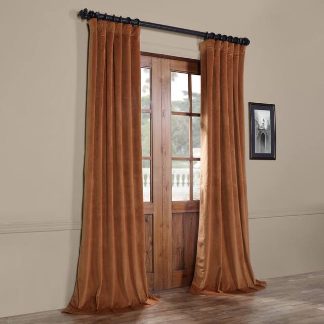 Exclusive Fabrics Signature Velvet Blackout Curtain (1 Panel)