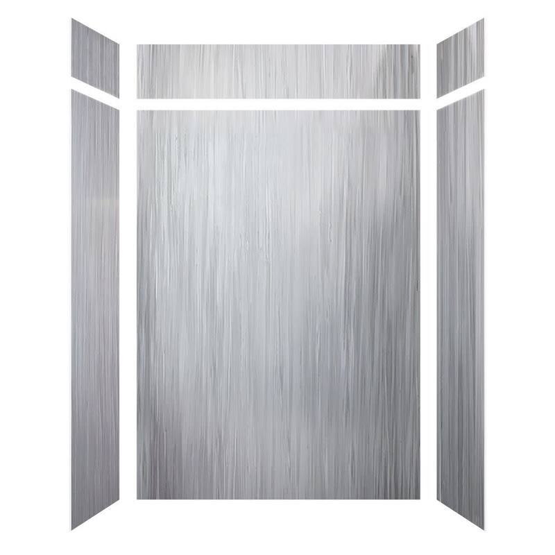 Transolid LWKX60368412 Lusso 96" H x 60" W x 36" D Three Wall Alcove