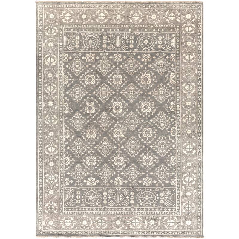 Hand-Knotted Orford Wool Area Rug