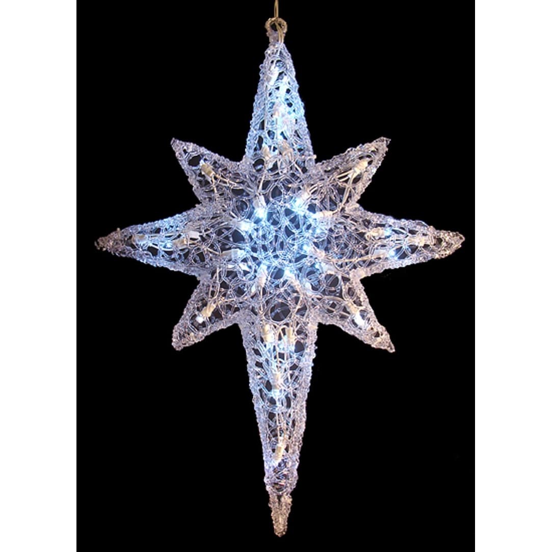 Shop 24 Led Lighted Color Changing Hanging Star Of Bethlehem