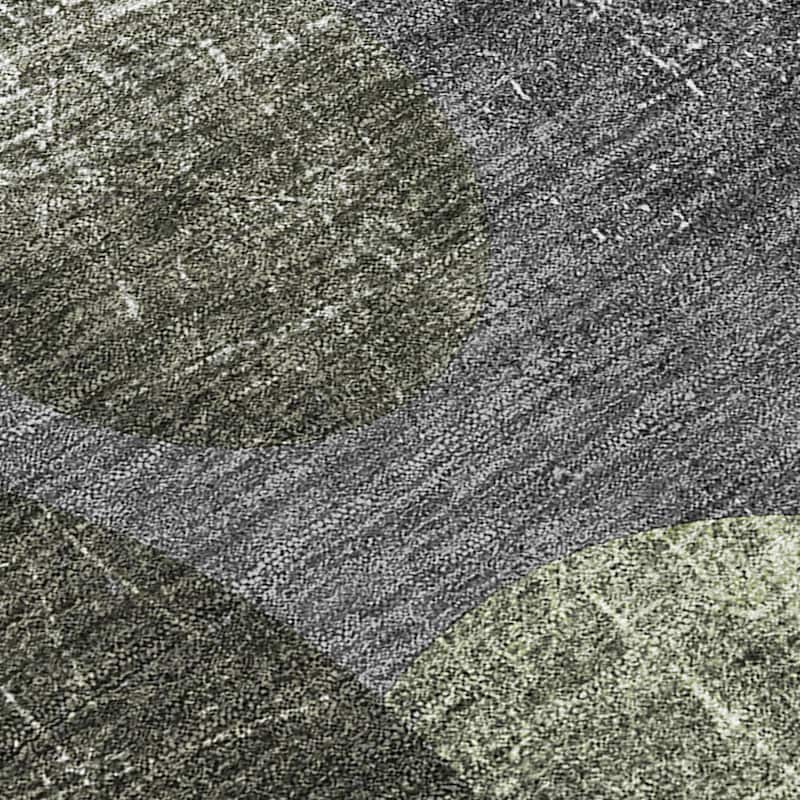 Jami Modern Art-Inspired Weather Resistant Versatile Elegance Runner Outdoor Rug