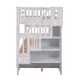 preview thumbnail 27 of 42, Multi-Functional Twin Over Twin Bunk Bed with 3 Drawers, Storage Stairs, Armrest and Full-Length Guardrails for Kids