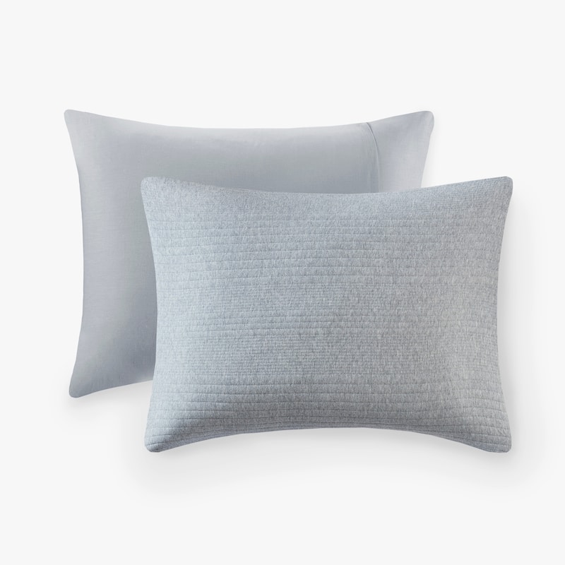 Croscill Casual Ellis Heathered Gray 3 Piece Duvet Set