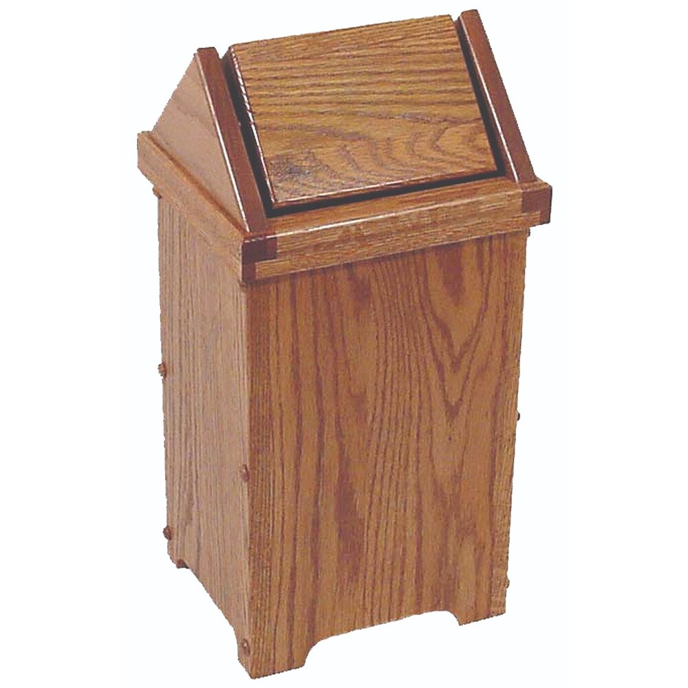 Buy Wood, Swing Lid Kitchen Trash Cans Online at Overstock ...