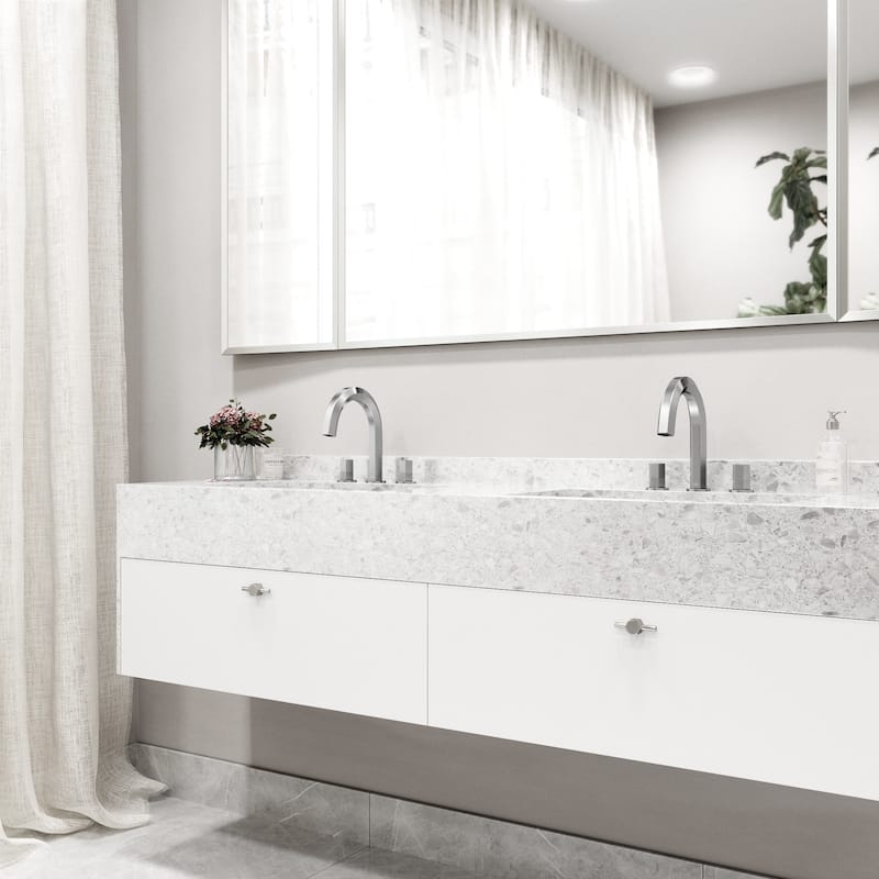 VIGO Hart 9" H 2-Handle Widespread Bathroom Faucet