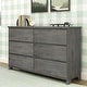 preview thumbnail 2 of 31, Max and Lily Farmhouse 6-Drawer Dresser