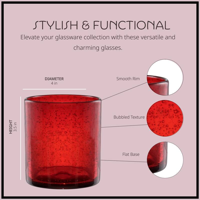 Artland Set of 6 Iris DOF Glasses - 14 oz
