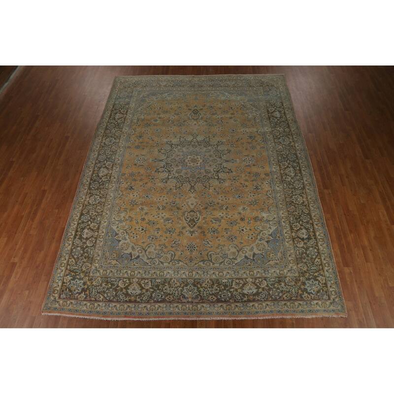 Traditional Najafabad Persian Area Rug Hand-Knotted Wool Carpet - 9'10" x 13'1"