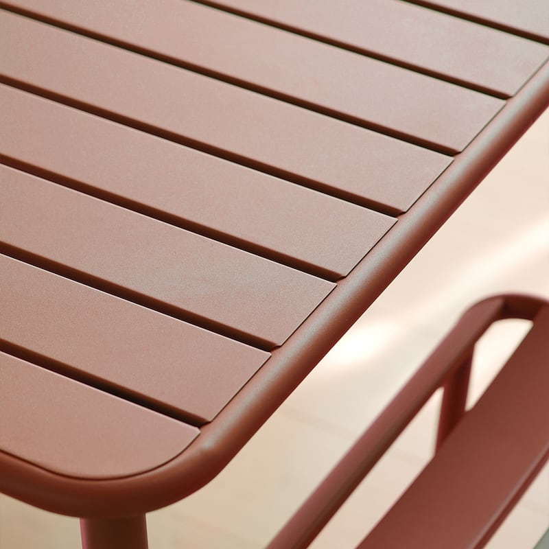 Sella long table outdoor dining table villa courtyard balcony table outdoor leisure table simple garden waterproof table
