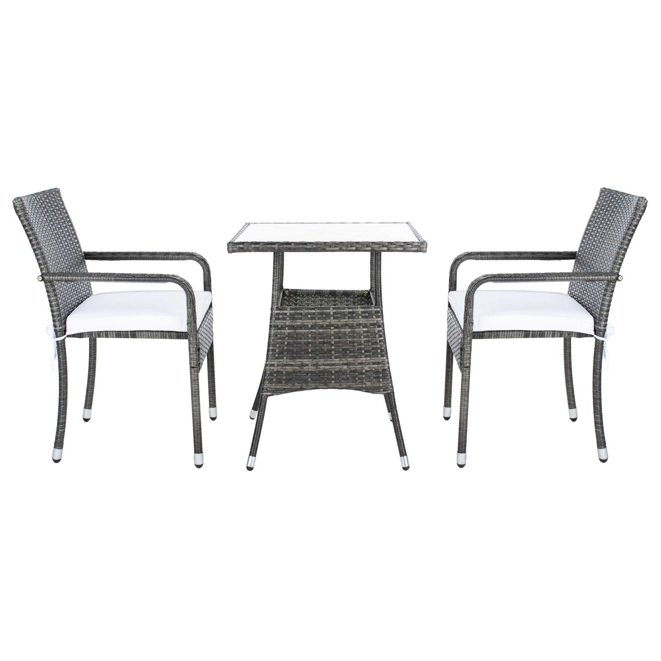 SAFAVIEH Outdoor Laban 3-Piece Bistro Set