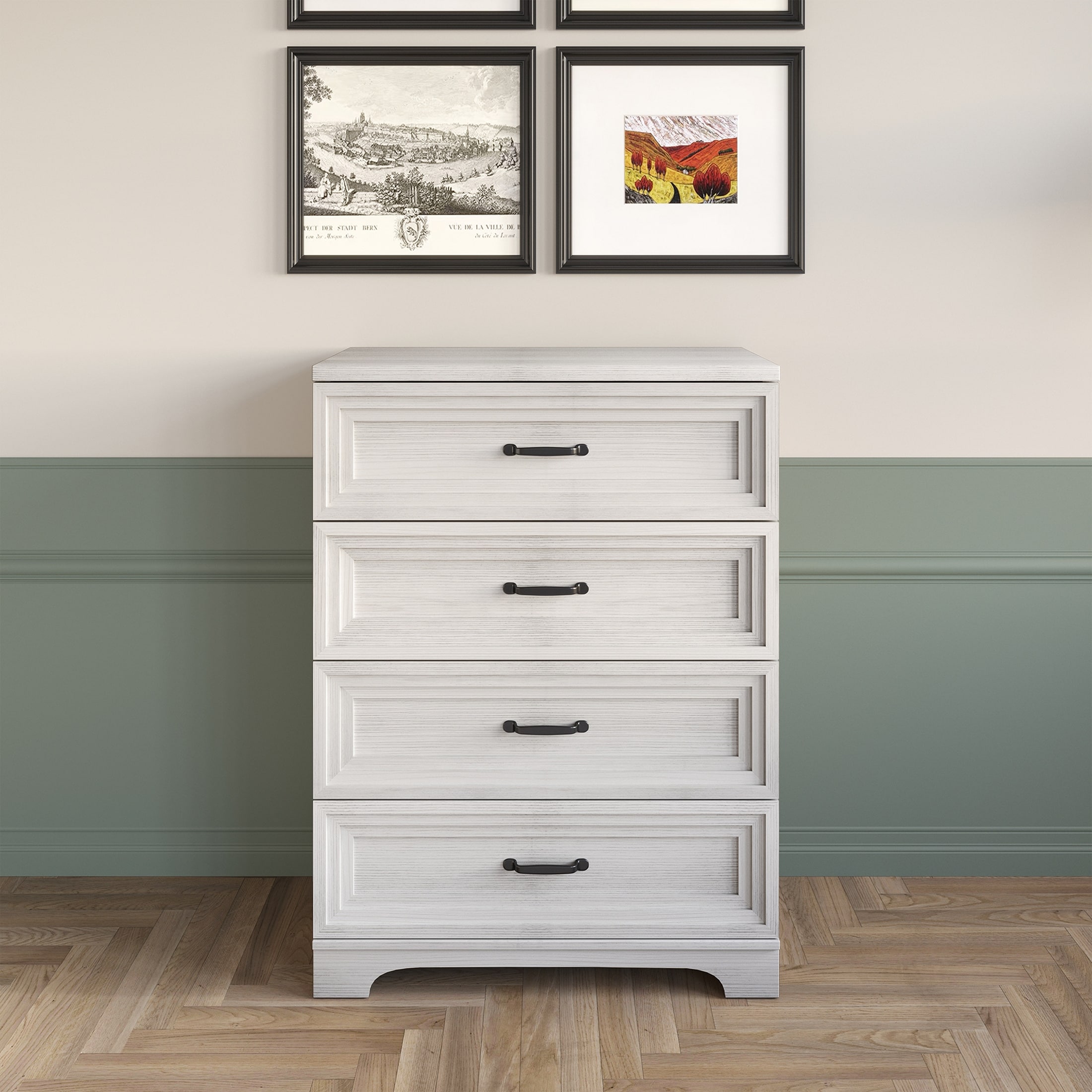 CraftPorch Vintage 4-Drawers Chest - Overstock - 42741901