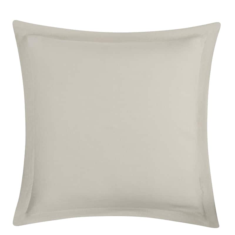 Brooklyn Loom Flax Linen Euro Sham - COVER ONLY - Natural