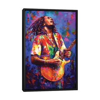 iCanvas "Bob Marley" by Leon Devenice Framed Canvas Print - Bed Bath ...