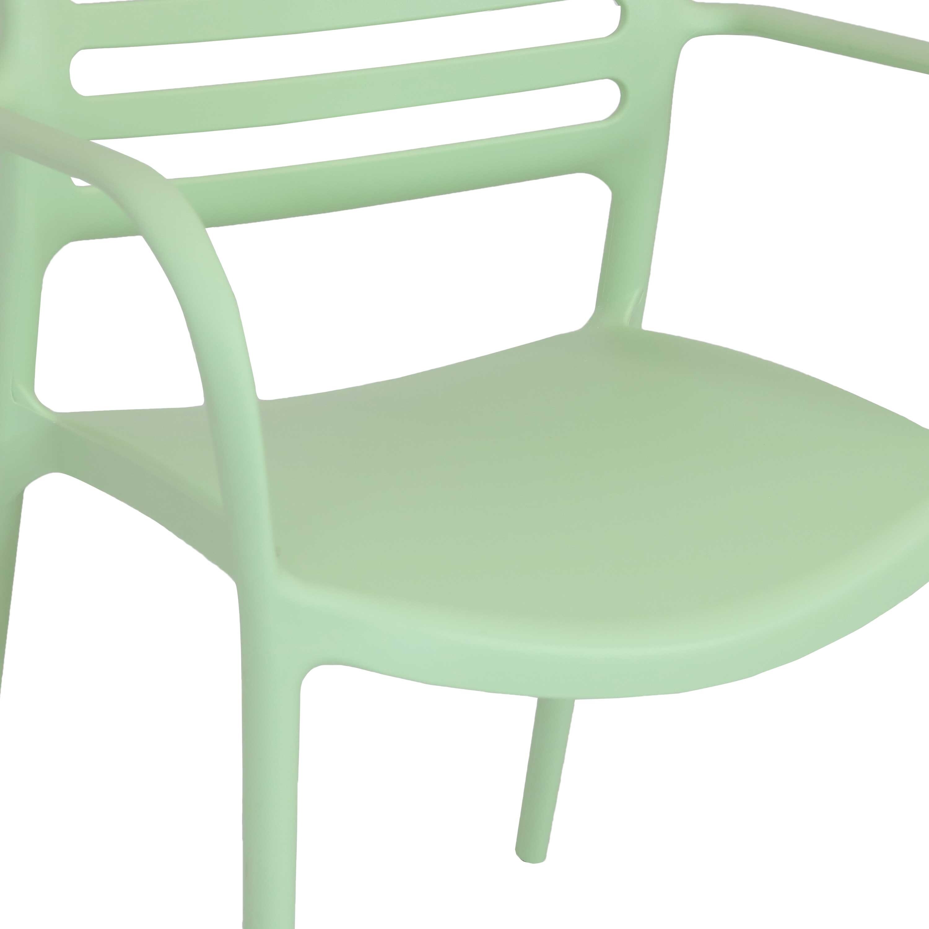 Shop Sunnydaze Astana Plastic Patio Armchair Set Of 4 Indoor Outdoor Lt Green Kiwi Overstock 31968685