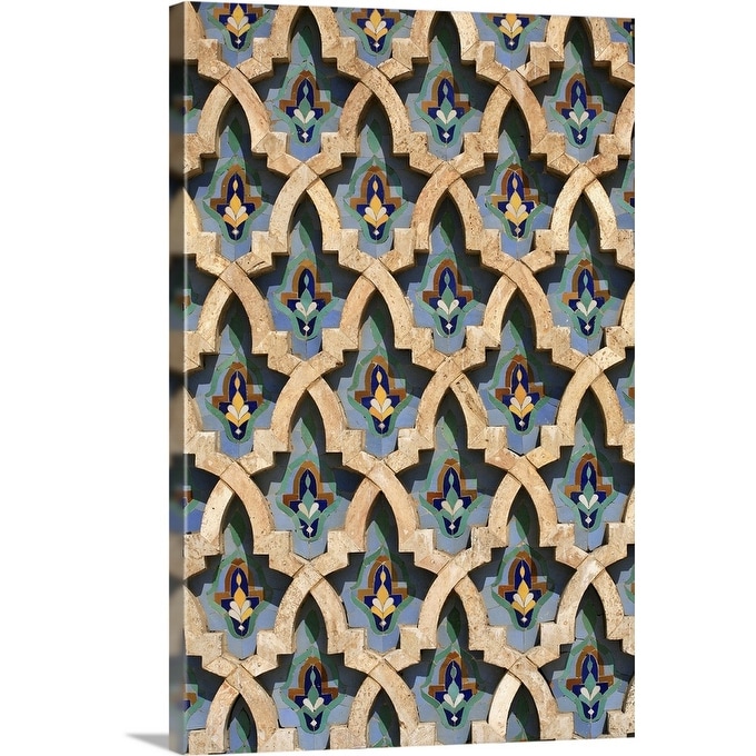 Islamic Architecture Hassan II Mosque Poster Muslim Decor Canvas Wall Art Print