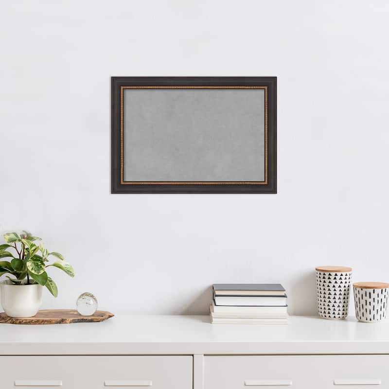 Amanti Art Ashton Black Framed Magnetic Board