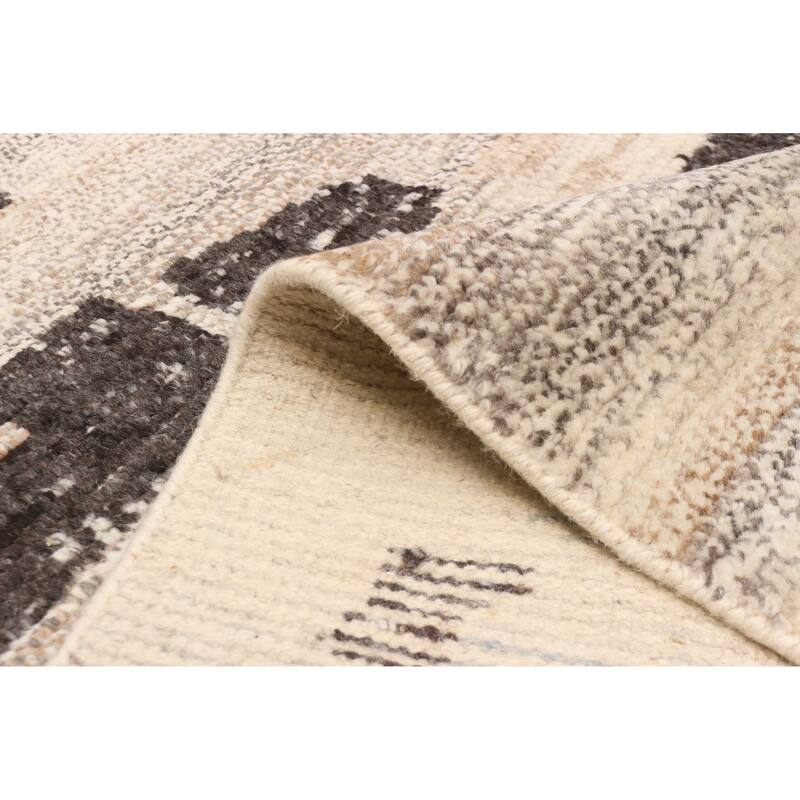 ECARPETGALLERY Hand-knotted Tangier Tan Wool Rug - 8'1 x 9'10