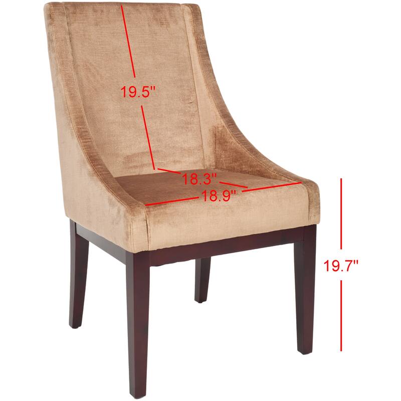SAFAVIEH Latesha Cream Arm Chair - 23" x 26.2" x 39.2" - 23Wx26Dx39H