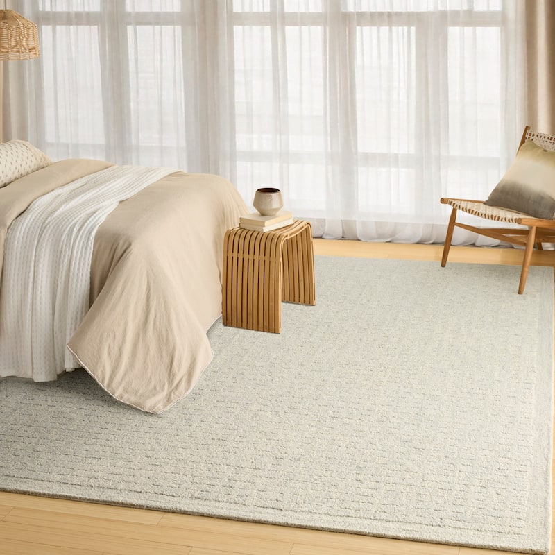 DKNY Pure Grids Indoor only Geometric Area Rug