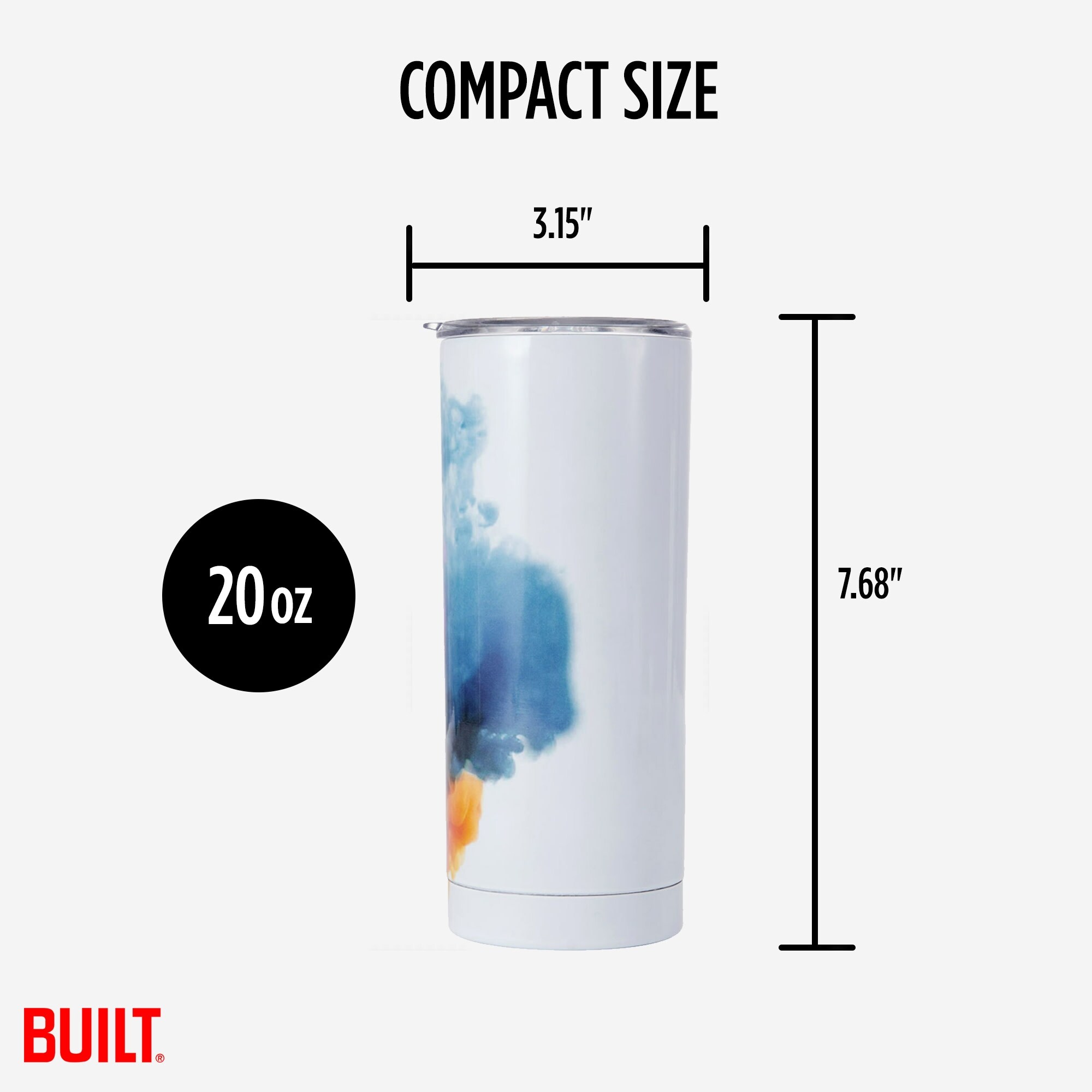 Built 20 Oz Insulated Tumbler with Slide Lid - 20 Oz - Bed Bath & Beyond -  42773320