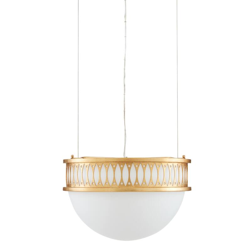 Currey & Company Lola Gold Pendant - 11"h x 16.25"dia