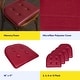 preview thumbnail 2 of 5, U-Shaped Faux Leather Memory Foam Chair Pads