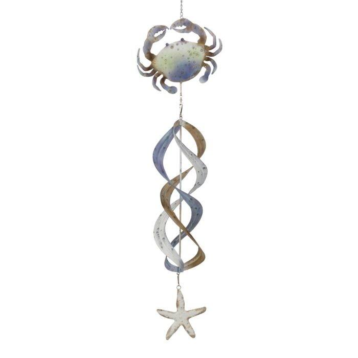 Hanging Wind Spinner - Crab