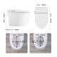 preview thumbnail 16 of 16, Vanityfair Smart Toilet Bidet with Foot Sensor Open Cover/Seat, Heated Seat, Power Outage Flushing, with Remote Control