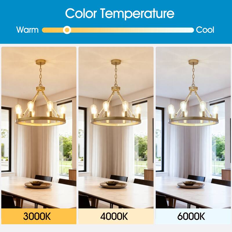 8-light (no bulbs) gold wagon wheel chandeilier with light-e26