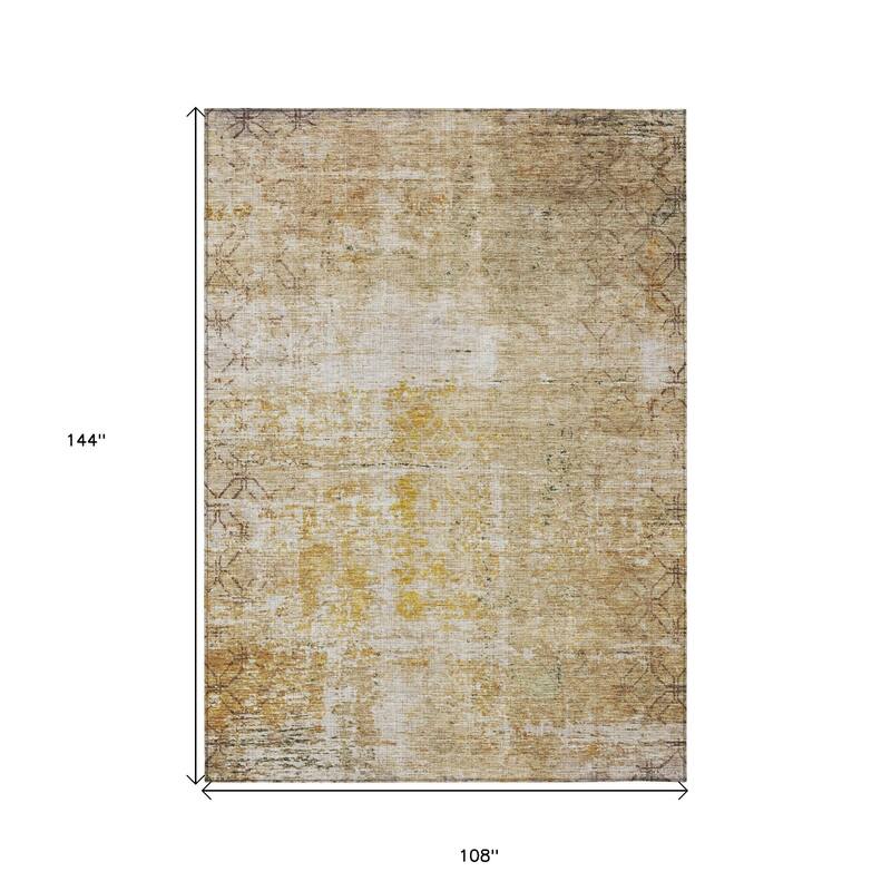 HomeRoots Geometric Transitional Rectangle Outdoor Rug