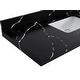 preview thumbnail 121 of 161, Willow Collection 48 in W x 22 in D x 36 in H Boston Single Bowl Sink Bathroom Vanity with Countertop