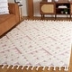 preview thumbnail 5 of 122, SAFAVIEH Moroccan Tassel Shag Kobi 2-inch Thick Rug 3' x 5' - Ivory/Pink - Rectangle