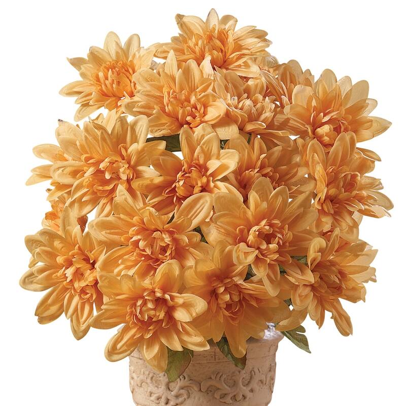 Floral Chrysanthemum Bushes - Set of 3 - 19.000 x 7.000 x 5.000