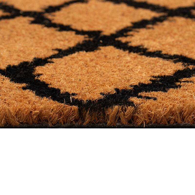 Liora Manne Trellis Coir Welcome Door Mat (1'6" x 2'6")