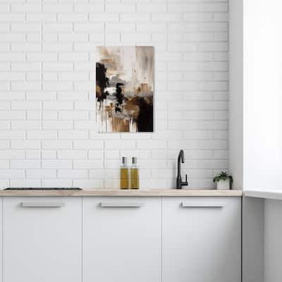 Wynwood Studio Abstract The Knight Jumps Over Black and Modern & Contemporary Wall Art Canvas Print