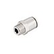 preview thumbnail 1 of 1, 10mm Tube to 1/4 NPT Push Lock Fitting,Brass Nickel Plated Quick Tube Fittings