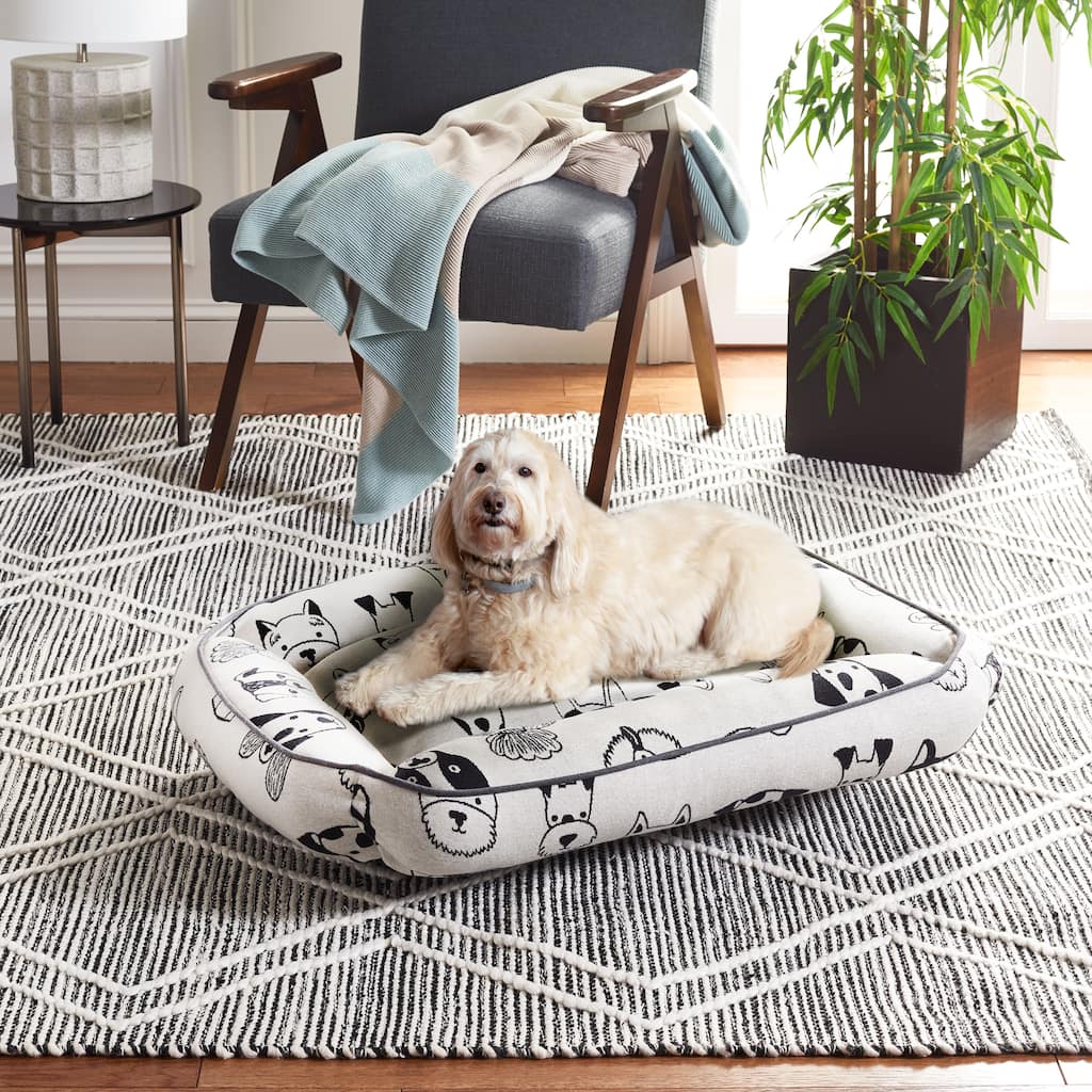 SAFAVIEH Pet Collection Kaiser Dog Bed