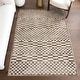 preview thumbnail 13 of 33, Nuloom Nikita SpinClean Faded Geometric Machine Washable Area Rug 6' 7" x 9' - Brown - Rectangle