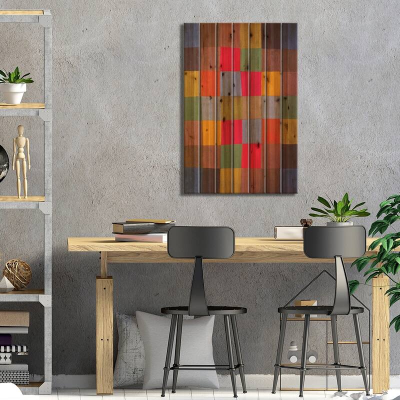 New Harmony Print On Wood by Paul Klee - Multi-Color
