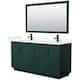Option Green / Giotto Quartz Top / Matte Black Hardware