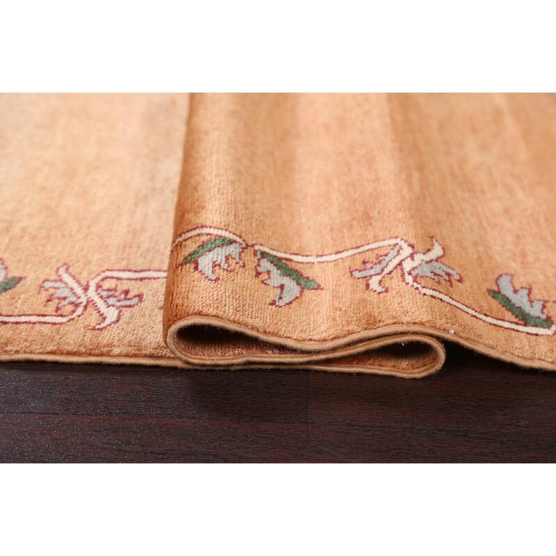 Bordered Gabbeh Kashkoli Oriental Area Rug Hand-knotted Wool Carpet - 2'8" x 3'9"