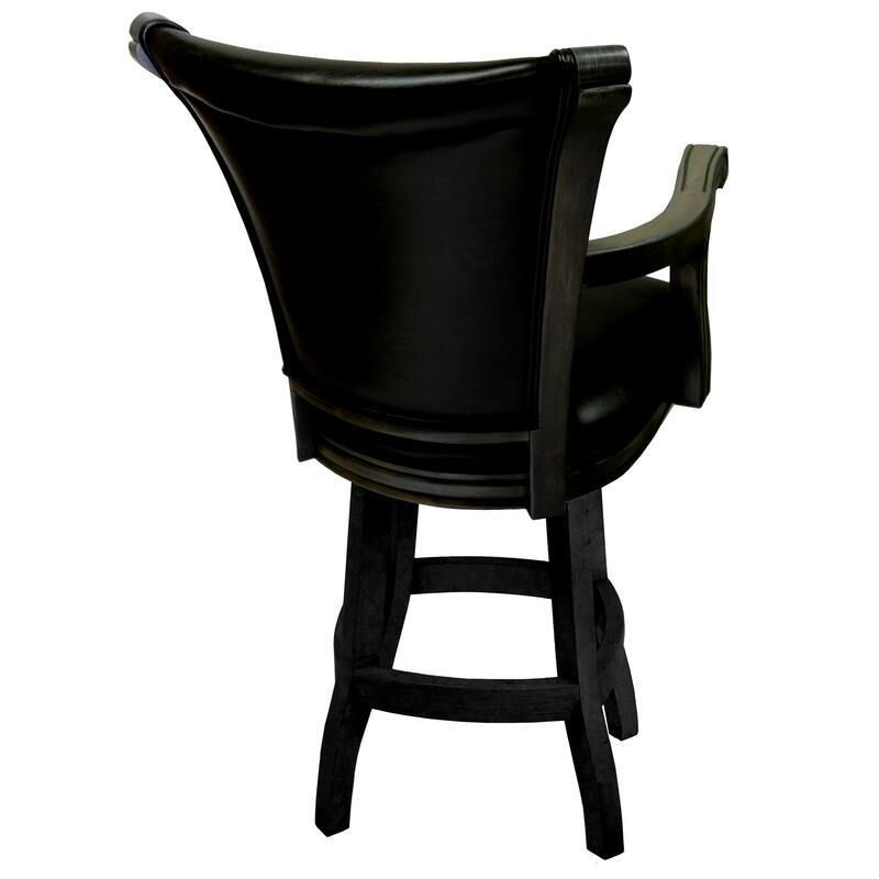 Swivel Wood Counter 26" 30" Extra Tall 34" Bar Stool - Caribbean - 26" seat