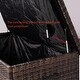 preview thumbnail 13 of 12, Outdoor 296 Gallon Large Rattan Deck Storage Box by Moda Furnishings
