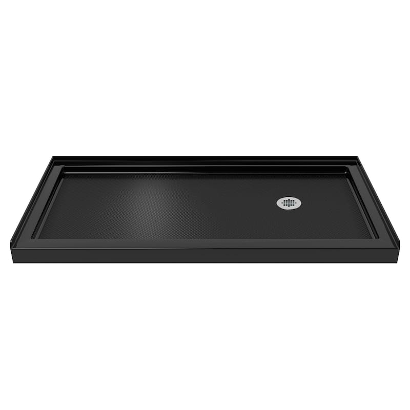 DreamLine Duet 32 in. D x 60 in. W x 74 3/4 in. H Bypass Sliding Shower Door and Shower Base Kit - 32" x 60"