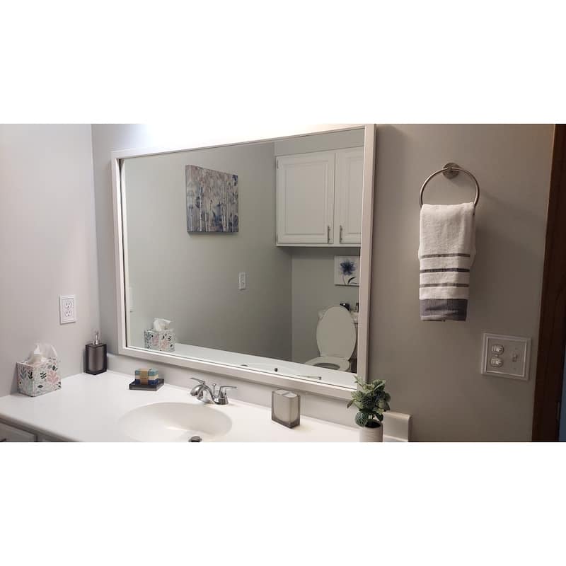 Frame My Mirror White Framed Mirror, Ellis Design