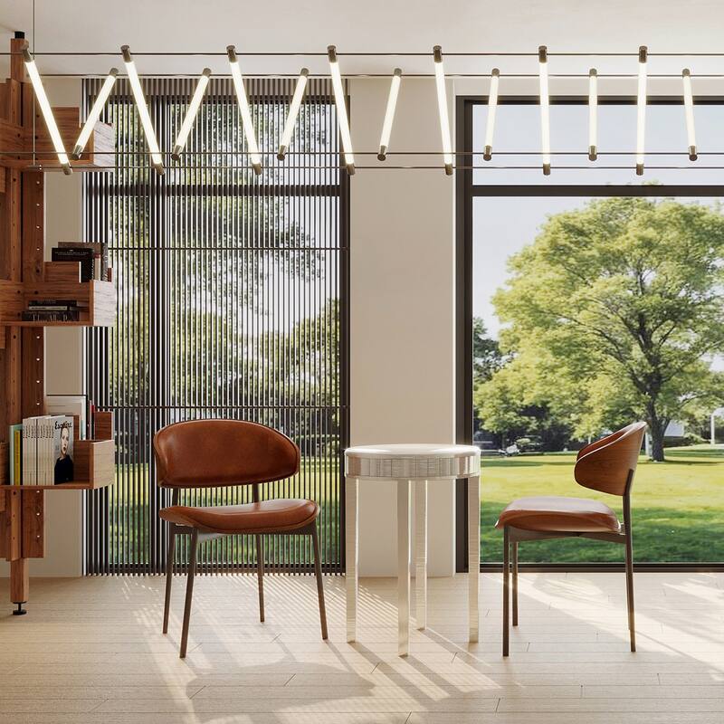 Mid-Century Modern Dining Chairs Set of 2,only chairs