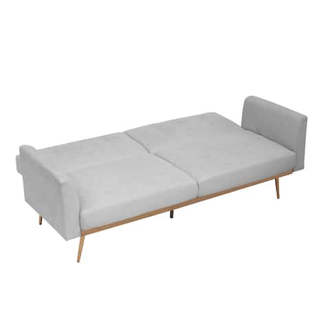 78''Wide Cotton Tufted Convertible Sofa Bed Sleeper Sofa