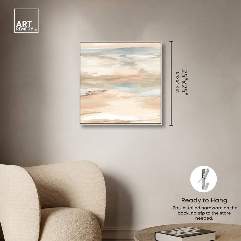 Roseate Skyfall I Canvas by Art Remedy