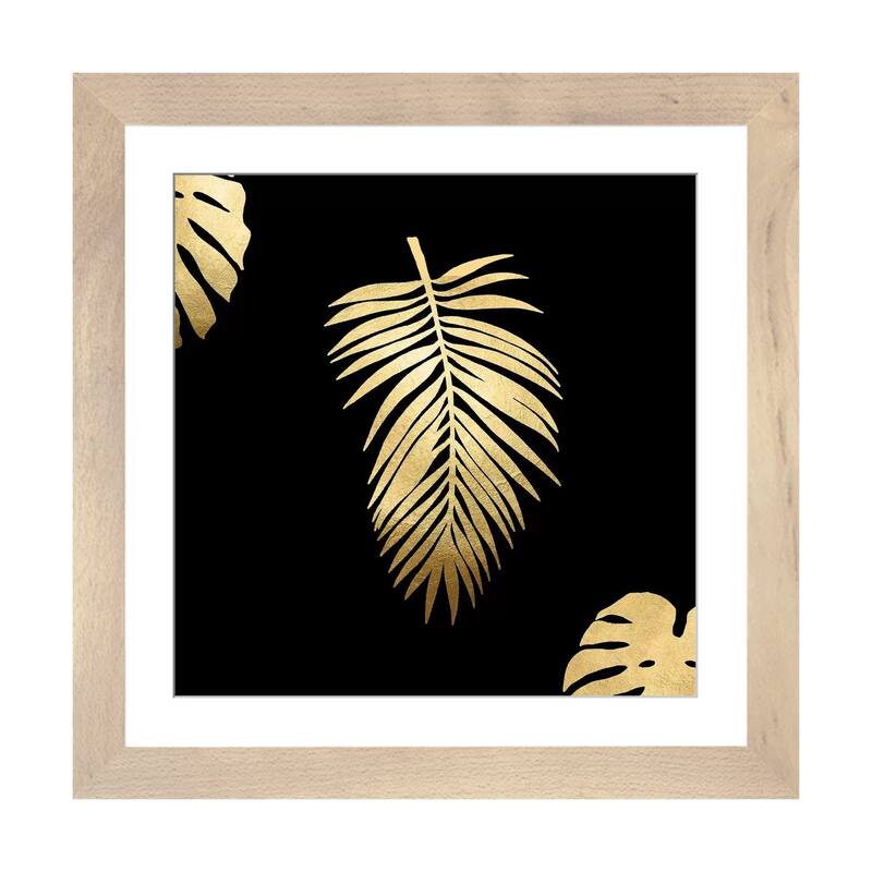 iCanvas "Leaf Art II" by Danilo de Alexandria - Natural - 24x24x1
