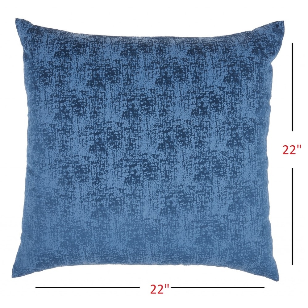 Navy Blue Distressed Gradient Throw Pillow Navy Blue Distressed Gradient Throw Pillow